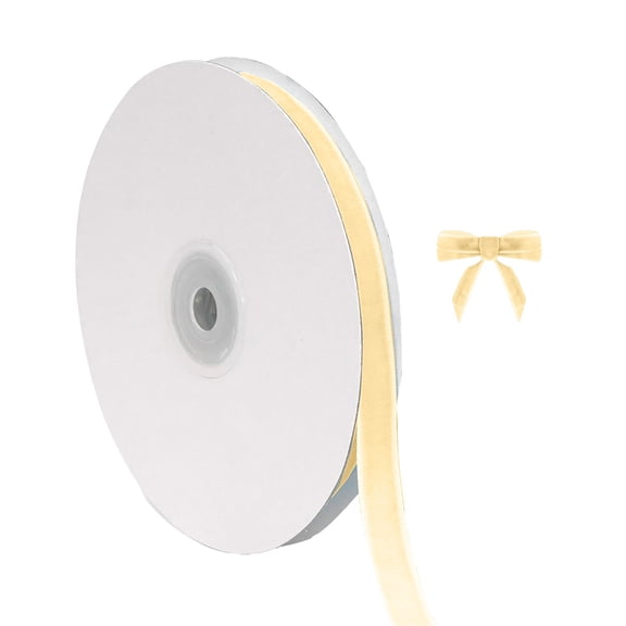 Event & Party Velvet Ribbon for Wrapping Ornaments and Invitations Elegant 3/8 Inch Wide 10 Yards Total Delicate Thin Trim for DIY Décor and Festive Invitations