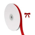 thumbnail image 1 of Event & Party Velvet Ribbon for Christmas Decorations and Crafting Narrow 3/8 Inch 10 Yards Long Ideal for Wrapping Ornaments and Invitations, 1 of 5
