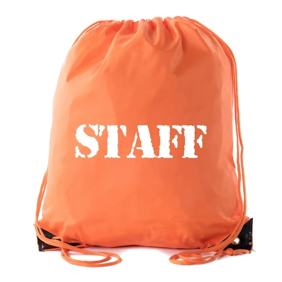 Event Staff Drawstring Backpacks, Crew Bags for Emergency Kits, & Water Bottles