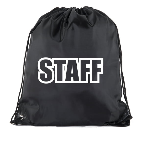 Event Staff Drawstring Backpacks, Crew Bags for Emergency Kits, & Water Bottles