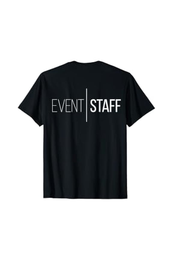 Event Staff Shirt Back Design Cool Party Crew Uniform #3 T-Shirt