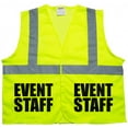 thumbnail image 1 of Event Staff safety vest in mesh fabric, very breathable, high visibility, 1 of 3
