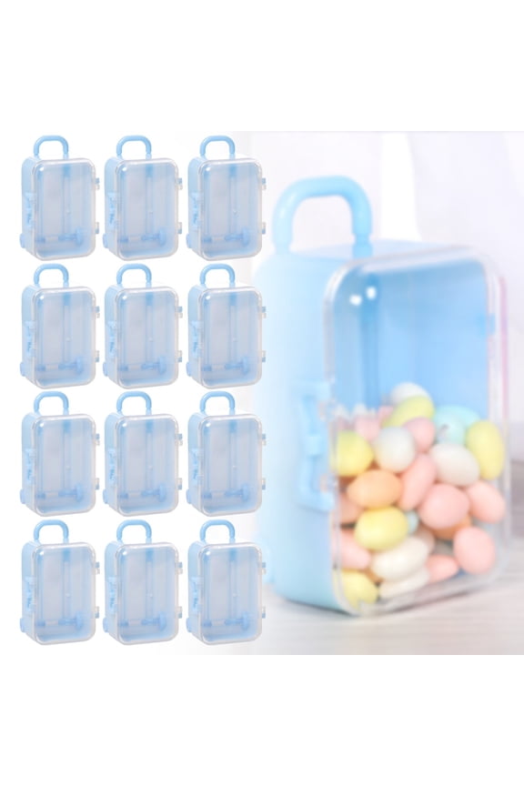 Event & party supplies,12 Roller Travel Suitcase Candy Box Personality Wedding Candy Box Luggage Trolley Case Candy Toy