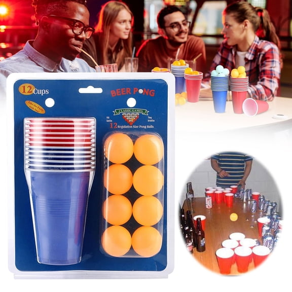 Event & party supplies,Beer Glasses Beer Glasses Pong Glasses Beer Drink Glasses For Singles Parties Red And Blue Glasses For Bars Bars And Camping 12 Cups And