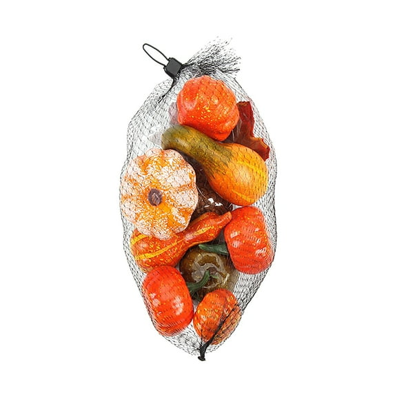 Event & party supplies,Decor Props Artificial Pumpkin Gourd Berries Maple