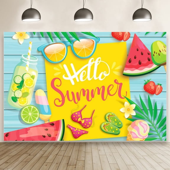 Event & party supplies,Summer Pool Party And Tablecloth Party Supplies For Beach Summer Birthday Swimming Pool Party Dining