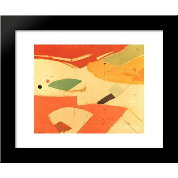 Eventail 20x24 Framed Art Print by Okada, Kenzo