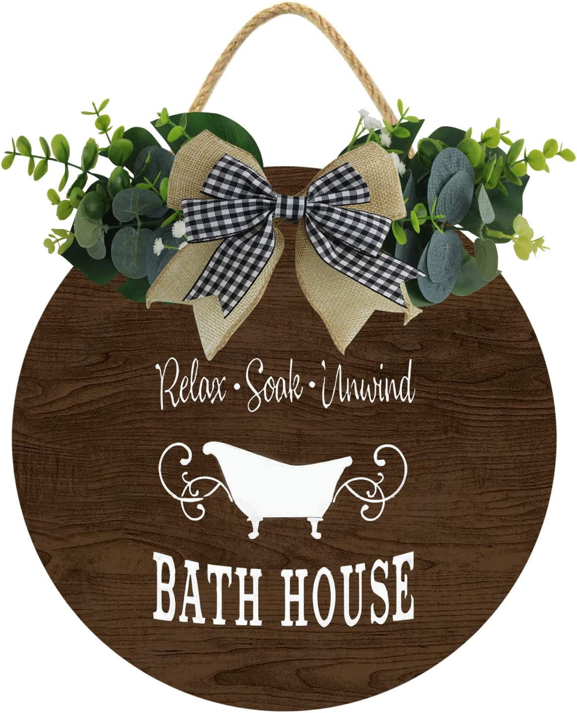 Refresh Soothe Bathe Bathroom Sign