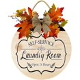 thumbnail image 1 of Eveokoki 11" Funny Laundry Room Self Service Open 24 Hours Laundry Room Decor,Laundry Room Signs,Laundry Sign,Laundry Room,Laundry Room Art Home Decor, 1 of 5