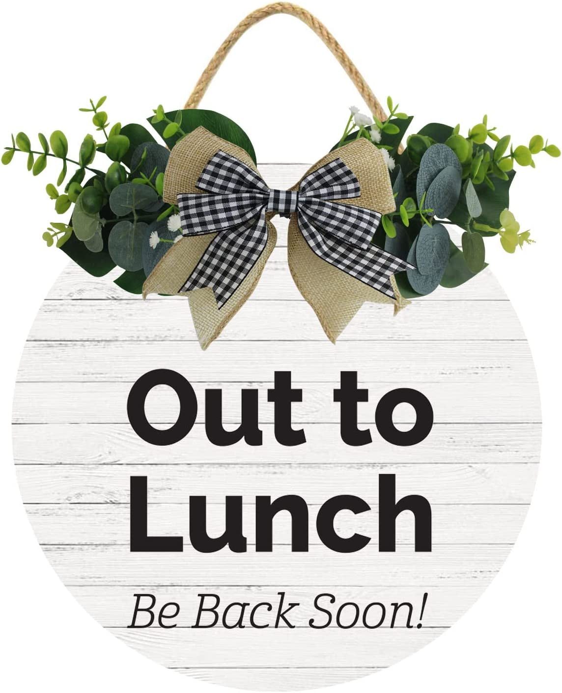 eveokoki-11-lunch-sign-out-to-lunch-be-back-soon-wood-door-sign-for-dining-break-room-food-kitchen-office-work-wood-sign-business-sign-walmart-com for Free Printable Out To Lunch Sign Eveokoki 11