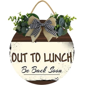 Available Break Sign Lunch Break Sign