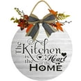 thumbnail image 1 of Eveokoki 11" The Kitchen Is The Heart Of The Home Sign,Rustic Wooden Kitchen Sign,Farmhouse Kitchen Wall Decor,Rustic Wood Home Sign for Kitchen Dining Room,Rustic Kitchen Counter Decor, 1 of 5