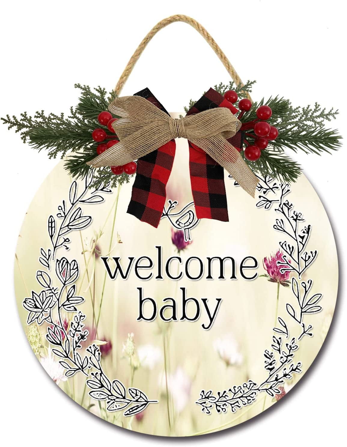 Christmas Theme Baby Shower Signs