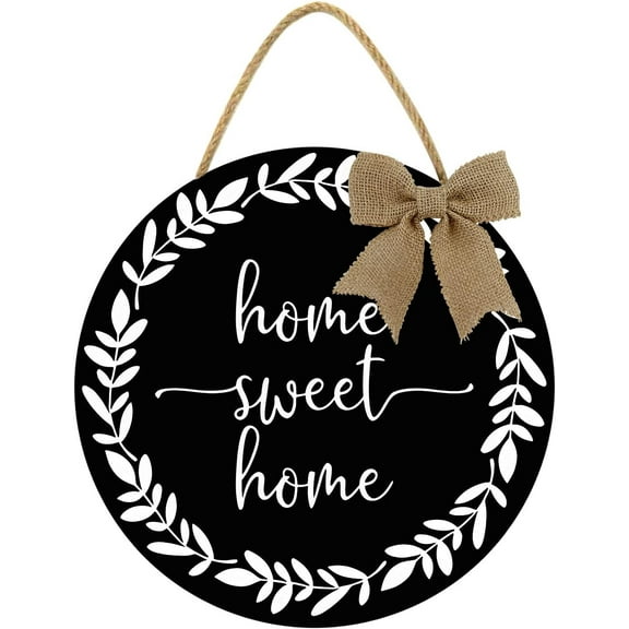 Eveokoki 12" Outdoor Home Sweet Home/ Welcome Vertical Welcome Sign For Front Porch 5 ft Modern Farmhouse Decor, Wooden Welcome Sign for Front Porch, Front Porch Decor