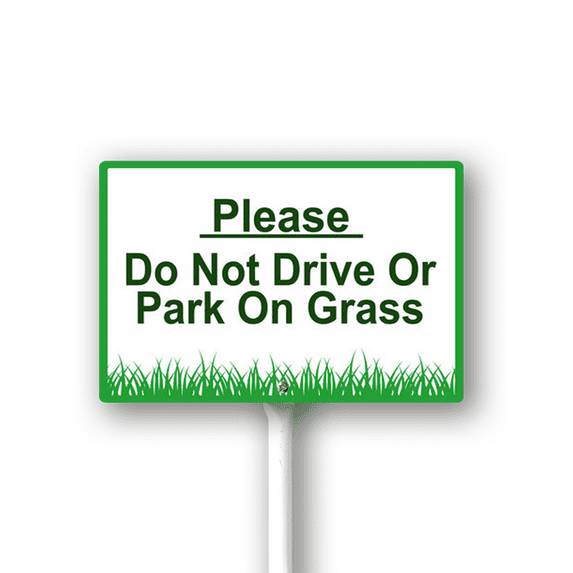 Eveokoki 12X8Inch Please Keep Pets Off The Grass Aluminum Lawn Sign Stand Yard Sign With Metal Stakes Kit Outside Garden Grass Farm Signs Outdoor Decorations