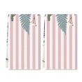 thumbnail image 1 of Eveokoki 2 Pcs Flower Spring Kitchen Towels Striped With Violet Anemones Kitchen Dish Towels Kitchen Dish Cloths Fast Drying Kitchen Decor for Home Cooking Baking, 16 x 24 Inch, 1 of 5