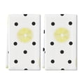 thumbnail image 1 of Eveokoki 2 Pcs Kitchen Towels Lemons Kitchen Dish Towels Kitchen Dish Cloths Fast Drying Kitchen Rug Kitchen Decor for Home Cleaning Cooking Baking, 16 x 24 Inch, 1 of 5