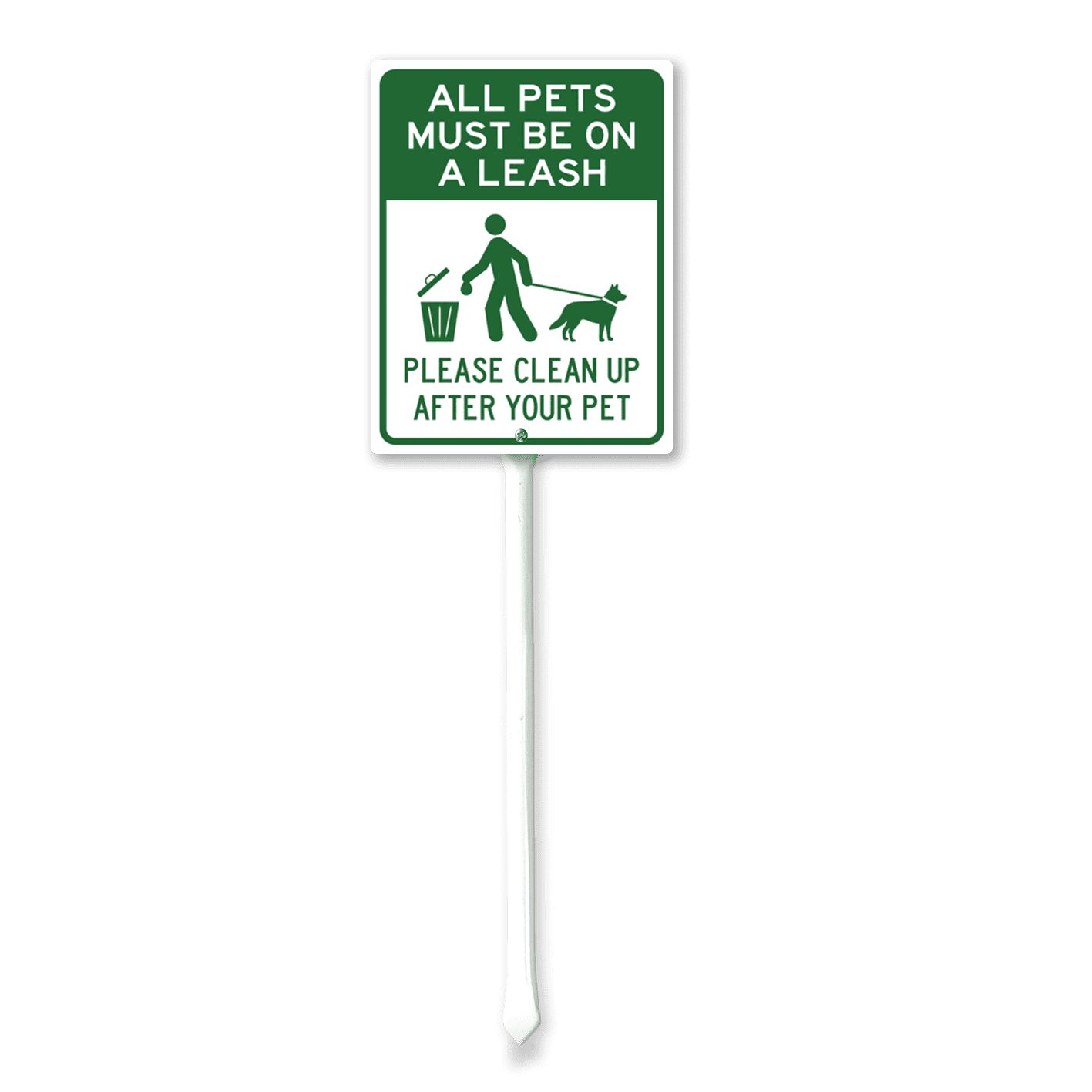 Eveokoki All Pets Must Be on a Leash Please Clean Up After Your Pet