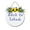 thumbnail image 1 of Eveokoki Back To School Door Sign Classroom Door Hanger Back to School Decorations for Pre School,Elementary and Middle School，Wreaths Decor Sign Front Door, 1 of 5
