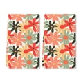 thumbnail image 1 of Eveokoki Bath Hand Towels Set of 2 Bright Summer Floral Soft and Absorbent Washcloths Kitchen Hand Towel for Bathroom Hotel Gym Spa, 1 of 5