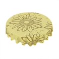 thumbnail image 1 of Eveokoki Colorful Tablecloth Round 60 Inches Tablecloth Waterproof Polyester Washable Table Cover with Sunflower Design Table Cloth for Kitchen Dining Room Picnic Patio Party, 1 of 5