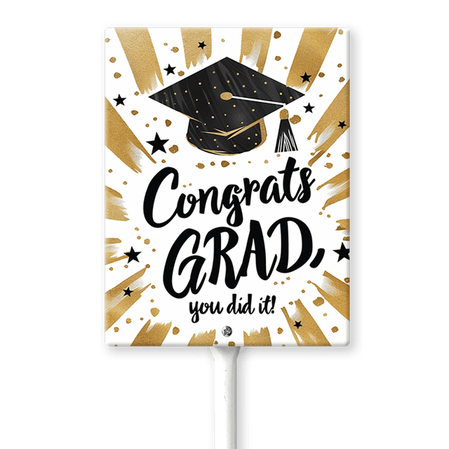 Eveokoki Congrats Grad You Did It Decorative Signage, 8x12 Inch ...