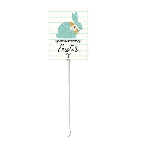 Eveokoki Easter Yard Signs Decorations Outdoor Happy Easter Yard Stake Signs Easter Lawn Décor for Easter Hunt Game, Party Supplies DÈcor, Easter Props 21.6"