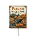 thumbnail image 1 of Eveokoki Fall Garden Signs Pumpkin Patch Seasonal Autumn Aluminum Yard Outdoor Decoration 8 x 12Inch, 1 of 4
