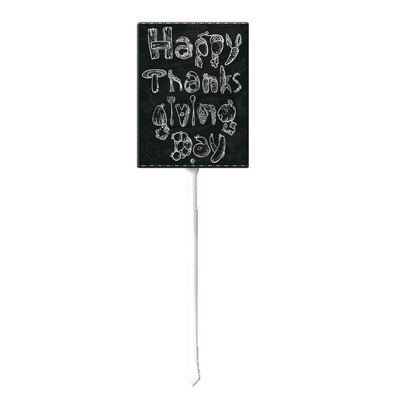 Eveokoki Fall Harvest Aluminum Happy Thanksgiving Day Stakes Yard Decorations 21.6''H, Home Garden Patio Lawn Yard Decor Fall Harvest Thanksgiving Outdoor Decorations