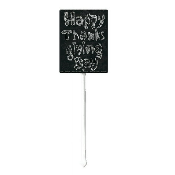Eveokoki Fall Harvest Aluminum Happy Thanksgiving Day Stakes Yard Decorations 21.6''H, Home Garden Patio Lawn Yard Decor Fall Harvest Thanksgiving Outdoor Decorations