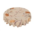 thumbnail image 1 of Eveokoki Fall Round Tablecloth,Harvest Tablecloth 60 inch,Autumn Floral With Acorns Indoor or Outdoor Holiday Table Harvest Fall Decorations for Home,Dinner, 1 of 5