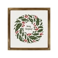 thumbnail image 1 of Eveokoki Farmhouse Wall Decor Signs For Christmas Decorations - Rustic 16” Wood Christmas Wreath Holly Picture Frame - Easy To Hang Indoor Holiday Decor For Your Home, 1 of 1