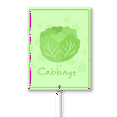 thumbnail image 1 of Eveokoki Farming Vegetable Garden Sign Cabbage Sign with Stake 7x8.8inch Aluminum Outdoor Decoration Sign Rustproof Sturdy Aluminum Sign for Outdoor Use Easy Install Set of 1, 1 of 6