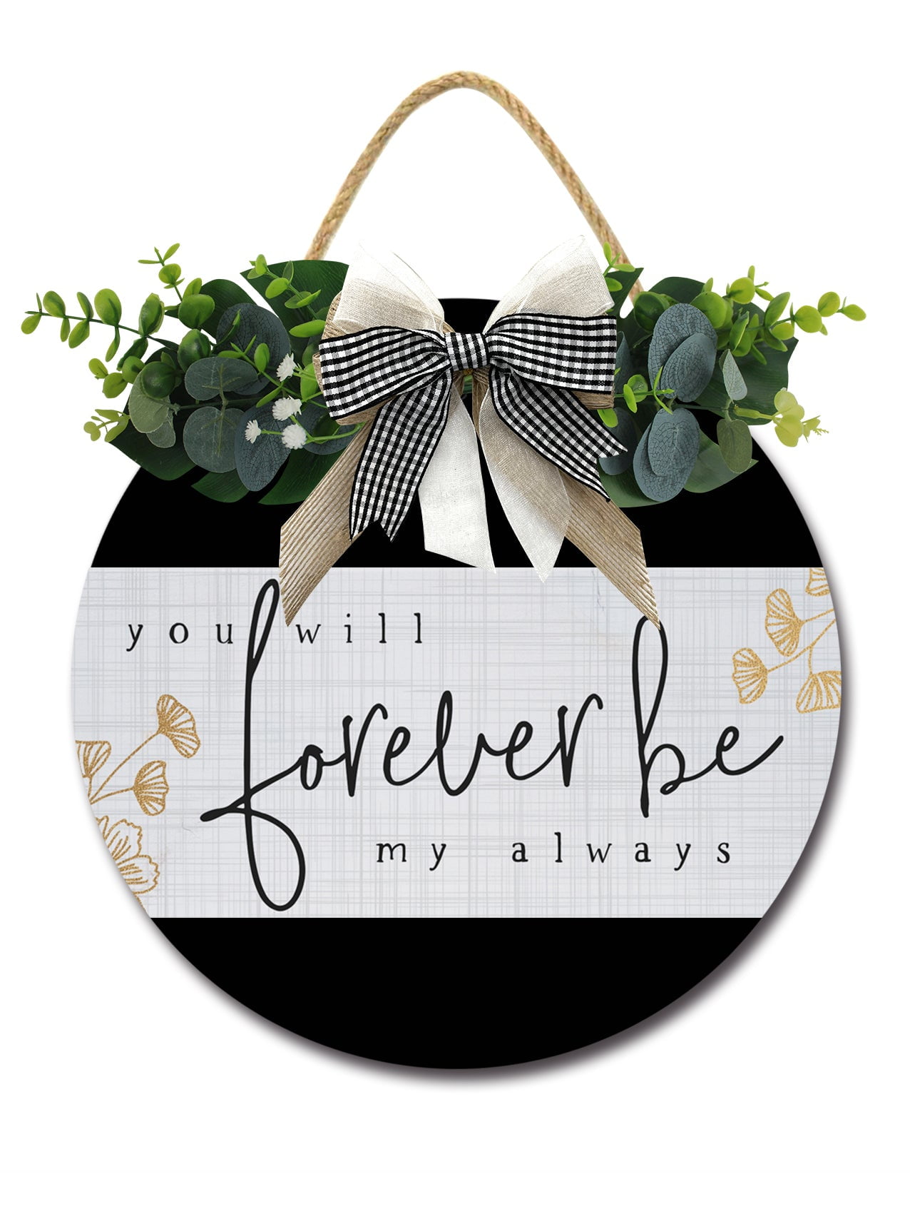Aiways Sign Eveokoki Forever Be My Always Sign Farmhouse Wood Sign Front Porch ...