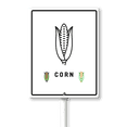 thumbnail image 1 of Eveokoki Garden Signs For Vegetables With Stake Corn Garden Signs For Outside For Vegetables Labels For Garden Signs 7x8.8inch Flowers Funny Garden Stakes Tags Decorations, 1 of 1