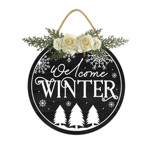 Eveokoki Gather Hanging Sign Front Door Decor Fall Decorative Wooden Signs Rustic Porch Decoration for Home Office Garden Farmhouse 12 Inch