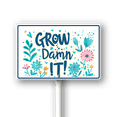 thumbnail image 1 of Eveokoki Grow Dammit Garden Signs Decor- Aluminum Garden Stakes Sign Funny Gardening Gifts for Women Men and Gardeners (20.8 Inches Tall), 1 of 6