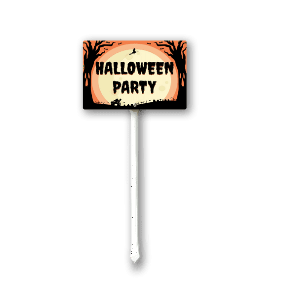 Eveokoki Halloween Party Decorations Yard Signs Decorative Garden Stakes Aluminum Outdoor Lawn Signs for Halloween Party Yard Lawn Garden Decorations