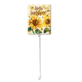 thumbnail image 1 of Eveokoki Hello Sunshine Summer Garden Yard Sign 7×8.8 Inch Aluminum Grass Lawn Sign With Stake for Outside Sunflower Seasonal Holiday Decorative Yard Decoration, 1 of 1