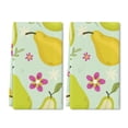 thumbnail image 1 of Eveokoki Kitchen Dish Towel 16 x 24 Inch Fruit And Floral Dishcloth Watercolor Fruit Decorative Hand Drying Tea Towel for Cooking Baking Cleaning Wipes, Set of 2, 1 of 5