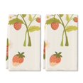 thumbnail image 1 of Eveokoki Kitchen Dish Towel 16 x 24 Inch Strawberry Dishcloth Watercolor Fruit Decorative Hand Drying Tea Towel for Cooking Baking Cleaning Wipes, Set of 2, 1 of 5