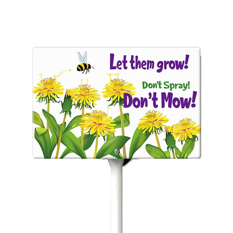 Pancarte de jardin en métal Stake 8