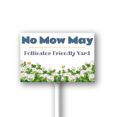 thumbnail image 1 of Eveokoki No Mow May Pollinator Friendly Yard Sign With Metal Stake For Garden Farm Decor No Mow Lawn Sign Stand Tin Sign Wildflowers Outdoor Decorations 12x8 Inch, 1 of 6