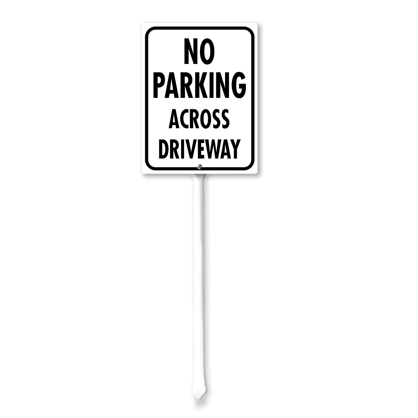 Eveokoki No Parking Across Driveway Yard Sign with Stake 8x12inch Yard ...