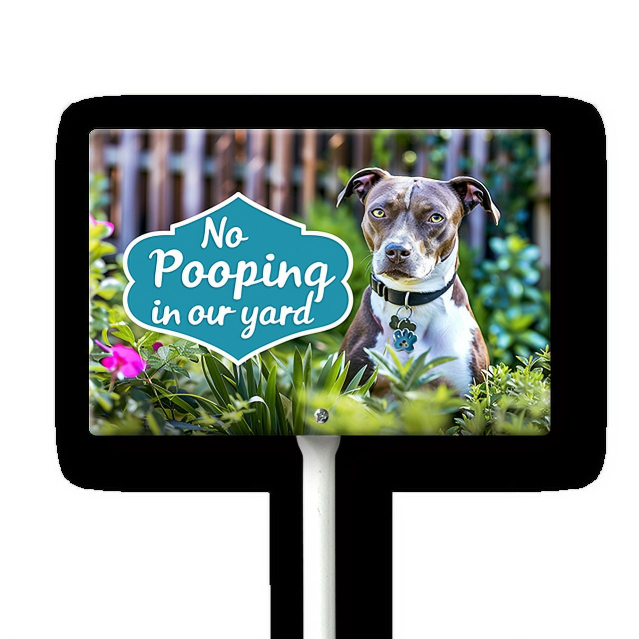 Eveokoki No Pooping In Our Yard Sign, No poop sign, 12 x 8 Inch ...