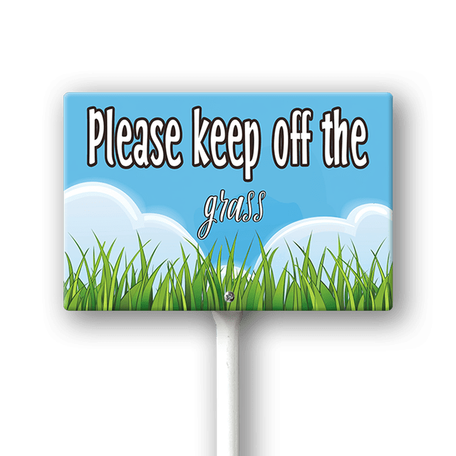 Eveokoki Please Keep Off The Grass Sign 12