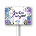 thumbnail image 1 of Eveokoki Please Keep Off Our Grass Sign, 12" x8" Stay Off Grass Aluminum Signs with Metal Stakes,UV Protected,Weatherproof,Fade Resistant,Easy to Mount, 1 of 6