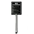thumbnail image 1 of Eveokoki No Soliciting Sign for House - Metal No Soliciting Yard Sign - 4.6" x 6" - Aluminum No Soliciting Go Away Signs for Home - with 11.6" Long Stake, 1 of 1