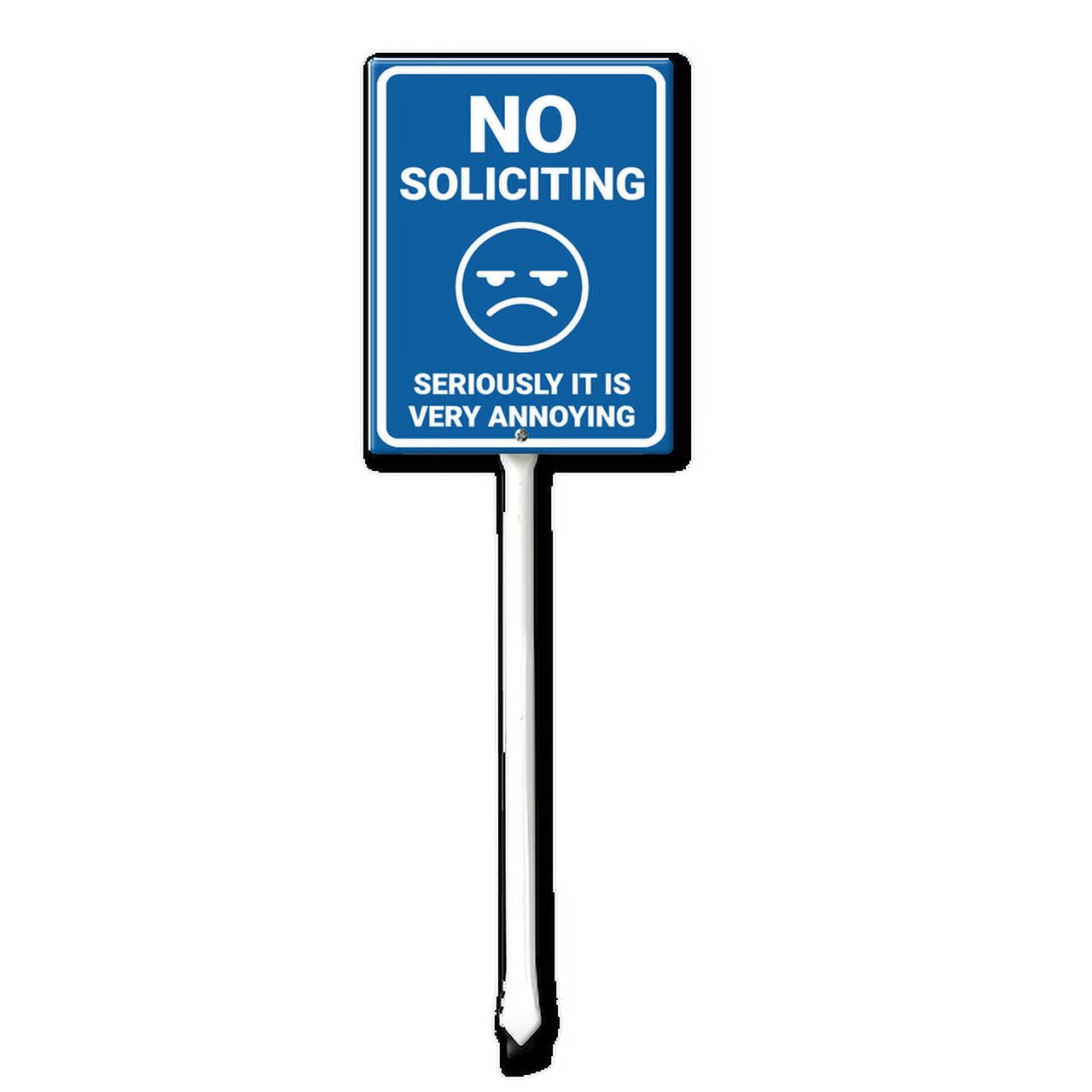 Eveokoki No Soliciting Sign for House - Metal No Soliciting Yard Sign ...