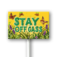 thumbnail image 1 of Eveokoki Stay Off Grass Sign with Metal Stakes, 12" x 8" Stay Off Grass Aluminum Signs, UV Protected, Weatherproof, Ink Printing, Fade Resistant, Easy to Mount, 1 of 6